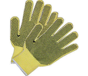 China Double Sides PVC Dotted Hand Protection Gloves Cotton Knit Work Gloves supplier