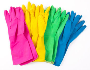 China Odourless Colored Hand Protection Gloves Anti - Slip Abrasion Resistant supplier
